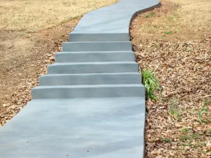 concrete steps